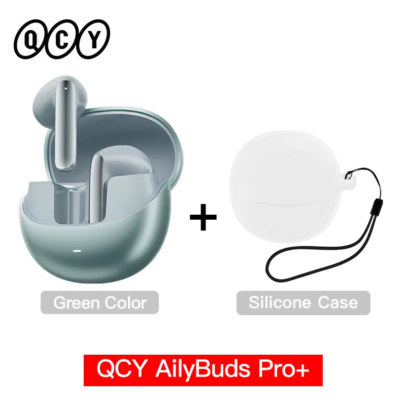 HT10 Ailybuds Pro+ ANC Wireless Earphone Hi-Res Audio with LDAC Bluetooth 5.3 Earbuds 6 Mic AI HD Call Multipoint Connection